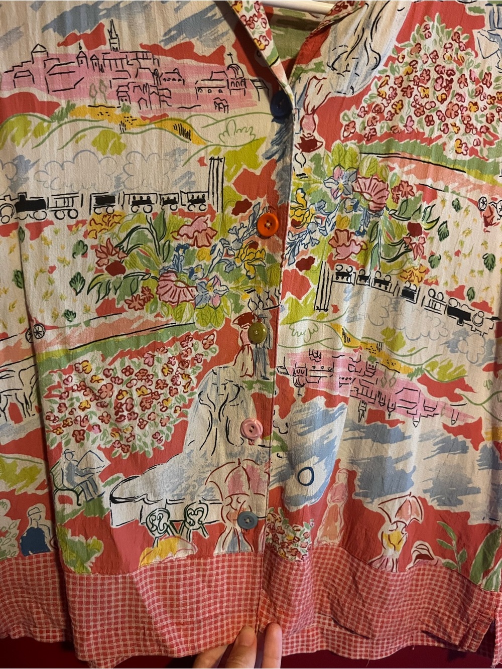 Vintage Carol Anderson Cropped Blouse - Picture 3 of 6